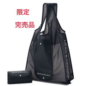 DEAN & DELUCA ディーンアンドデルーカ クリアブラック エコバッグ