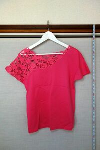 AS062 * rare * Christian Dior Christian Dior short sleeves Topspin k size M