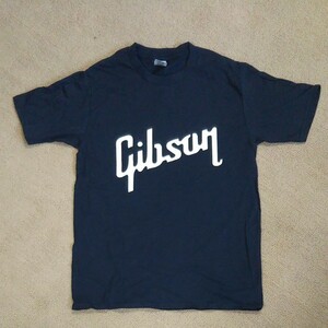 新品 XSサイズ 紺 Gibson Tシャツ 送料込み ギブソン ロゴ