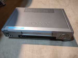 中古 SONY ソニー VHS VIDEO CASSETTE RECORDER MODEL NO. SLV-BX9 MADE IN JAPAN 98年製造 ジャンク ※電源コードなし