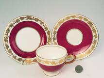  ウェジウッド　　 Cup&Saucer&Plate　　 =　 WHITEHALL-RUBY ( 1級品) _画像1