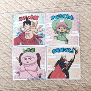 ワンピースマンチョコ シール