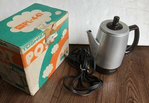  Showa Retro kitchen Toshiba small size hot water dispenser 0.5L silver PL-441