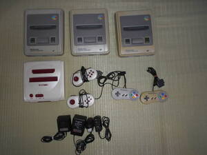 ジャンク スーパーファミコン 本体セット NINTENDO SFC アダプター コントローラー FC COMBO