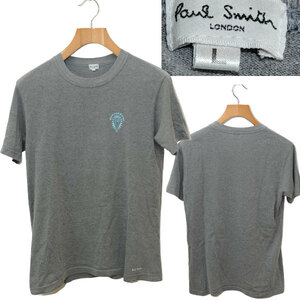 ★【送料無料】国内正規品 Paul Smith LONDON（ポールスミス ロンドン）Diamond Geezer 半袖 Tシャツ L グレー