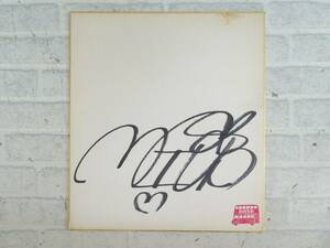 M137 [Супер редкий] знак цветной бумаги Matsumoto Iidl Echrester 80-х