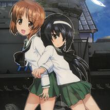 ポスター(アニメ)　A3クリアポスター 西住みほ＆冷泉麻子 ガールズ＆パンツァー_画像4