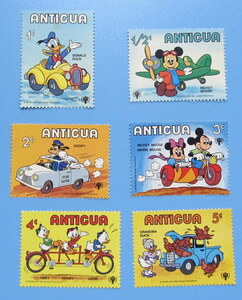  Disney stamp Mickey Mouse Minnie Mouse 6 sheets ANGUILA Anne gila unused 