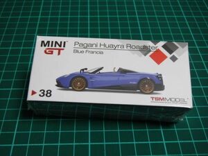 1/64　TSM MODEL MINI GT　パガーニ ウアイラ ロードスター ブルー　青　 右ハンドル　Pagani　Huayra　Roadster
