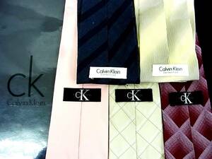 # prompt decision sale #J0609# 5 pcs set all [Ck] Calvin Klein. necktie 
