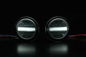 Revier NHP10 アクア G's LED フロント ウインカー バー付 [クリア/シルバー/白光] ※要加工