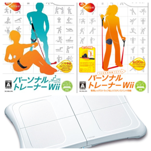動作品 即納 Wii EA SPORTS アクティブ パーソナルトレーナー2作セット バランスボード付 / 6週間集中ひきしめ & 30日生活改善プログラム