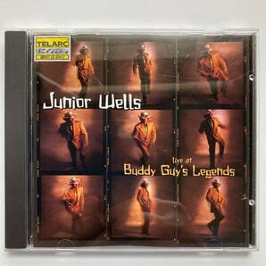 【ブルース】ジュニア・ウェルズ (JUNIOR WELLS) 「LIVE AT BUDDY GUY'S LEGENDS」(レア）中古CD、USオリジナル初盤、BL-987の画像1