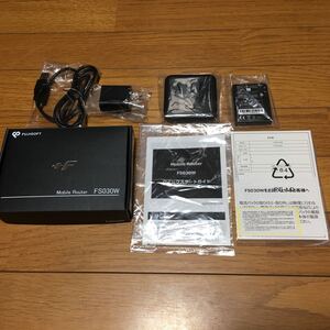 FUJISOFT Mobile Router FS030W 富士ソフト モバイルルーター Pocket WiFi LTE