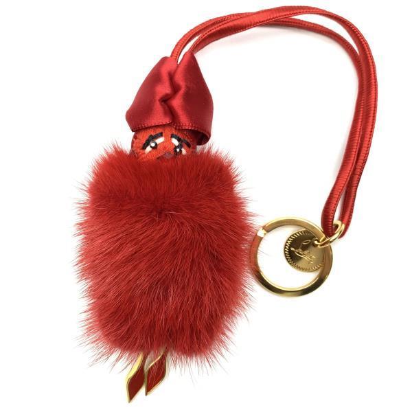 レビュー高評価の商品! キーリング ミンク ブランド小物 Louboutin
