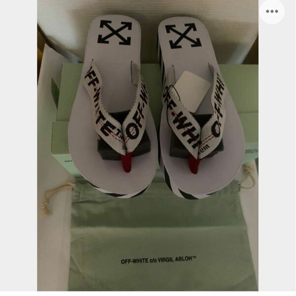 新品未使用 国内正規品 OFF-WHITE Virgil Abloh オフホワイト F サンダル 40　ビーチサンダル