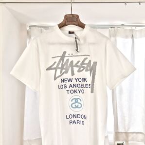新品未使用☆stussy30周年記念☆ワールドツアーステューシー☆半袖TシャツM