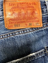 Levi's リーバイス ハーフパンツ SP503-0030 正規品　即決　牛革パッチ_画像3