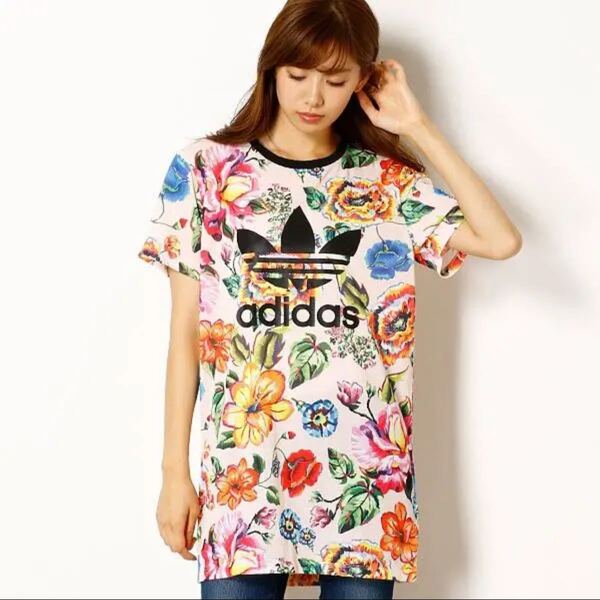 adidas originals 花柄ワンピース ロリータドレス 新品未使用