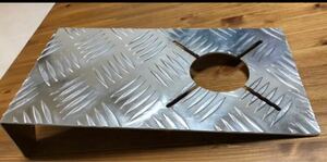 遮熱板テーブル SOTO ST-310専用 アルミ 折りたたみ 耐熱　収納袋付　フルカバー　縞板　オシャレ