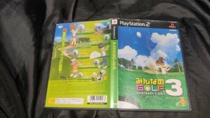 PS2 みんなのGOLF3 クリックポストで4本まで同梱可 PS2H2