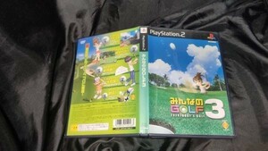 PS2 みんなのGOLF3 クリックポストで4本まで同梱可 PS2K1