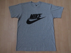 90's NIKE SWOOSH ロゴ Tシャツ L ヘザーグレー ナイキ スウッシュ スウォッシュ ヴィンテージ NSW AIR ジャパン JAPAN レトロ スポーツ