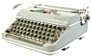 1957 year made Germany Olympia company manufactured Deluxe SM3 typewriter passing of years. taste ... great excellent article! display optimum! HKT