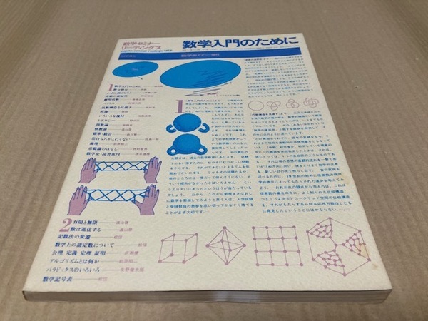 【送料込￥1000】数学セミナーリーディングス1975　数学入門のために　数学セミナー増刊　日本評論社