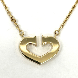 [ used ]CARTIER Cartier C Heart K18 yellow gold necklace NC