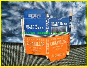 ◆　レア　レトロ　海外　たばこ　パッケージ　Wolf Bros シガレット　紙もの　アンティーク　ビンテージ　廃盤　お値打ち品