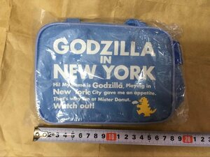  正規品 非売品 新品 ミスド GODZILLA IN NEW YORK ポーチ Mister Donut ミスタードーナツ OSAMU HARADA 原田 治 POUCH オサム ゴジラ