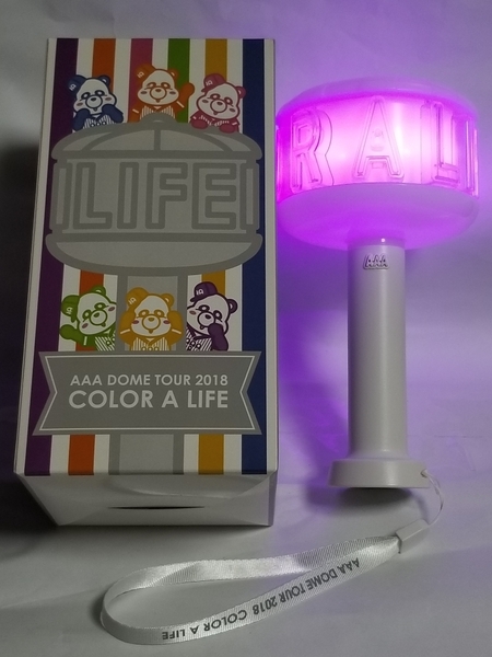 正規品 AAA DOME TOUR 2018 COLOR A LIFE ライト トリプルエー ペンライト コンサート ライブ lighting stick pen スティック ANAA-1730