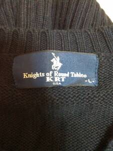 Knights of Round Table 黒セーター　Lサイズ