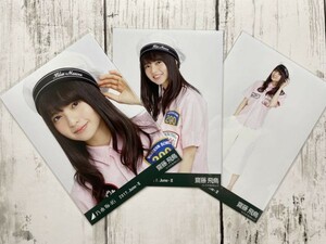 乃木坂46 齋藤飛鳥 生写真 2017 June Ⅱ 3種 コンプ ワッペン