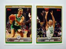 値下げ TOPPS 2006-07 BASE No.33 LARRY BIRD PHOTO VARIATION 2枚セット 特価即決 06-07 ラリー バード_画像1