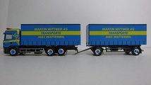 1/87 Herpa Scania R 450 Curtainside Swap Body "Martin Witter AG Transporte" (CH) _画像1