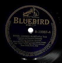 S0251/JAZZ SP/米/BLUEBIRD/Mezzrow-Ladnier Quintet/Royal Garden Blues/If You See Me Comin'_画像2