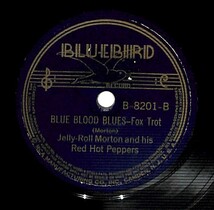 S0244/JAZZ SP/米/BLUEBIRD/Jelly-Roll Morton And His Red Hot Peppers/Mushmouth Shuffle/Blue Blood Blues_画像3