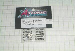 ATOMIC　14T アルミ ピニオンギヤ (300 モーター用) ラジコンカー パーツ部品 アトミック