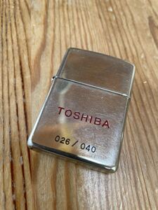 非売品 ZIPPO シルバー SILVER 東芝 TOSHIBA 26/40 ジッポ