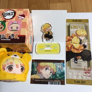 劇場版 鬼滅の刃 無限列車編 アクリルマスコット あにずきん アニメイトフェア特典 我妻善逸