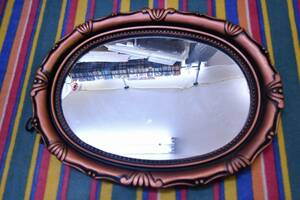 レトロ　当時物　近鉄バファローズ アンティークミラー 壁掛け鏡　
