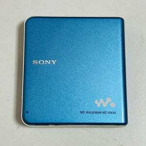 [ beautiful goods ]SONY Sony MD WALKMAN Walkman MD player MZ-E630 operation not yet verification present condition goods Junk rare rare 