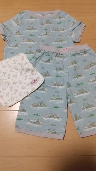 Cath Kidston キャスキッドソン パジャマ 半袖シャツ 部屋着 90 95 パンツ 半袖 Tシャツ 半ズボン