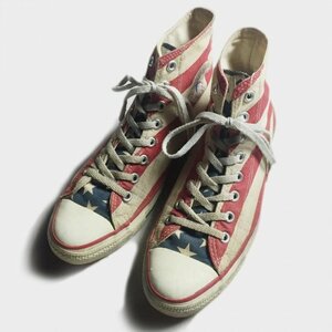 USA made! 90 period Converse all Star high CONVERSE ALL STAR HI MADE IN America US8 26.5CM zipper Taylor rare 90's VINTAGE put on 