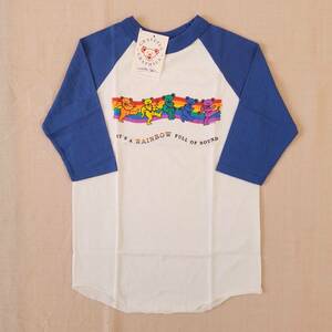 魅惑のバンドT特集! 90sデッド『GRATEFUL DEAD グレイトフル・デッド』“デッドベア” ラグランTシャツ AUGUSTAボディ 米国製 ユースM