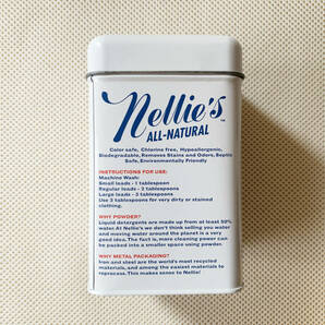 Nellie's ネリーズ レトロ 洗剤空き缶 900g アメコミ風 USED カナダ製 キャラクター 計量スプーン付きの画像6