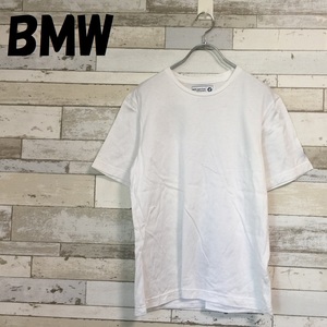 【人気】BMW/ビー・エム・ダブリュー BMW Japan Corp 25th Aniversary Tシャツ アームワンポイントロゴ ホワイト サイズM/A1589