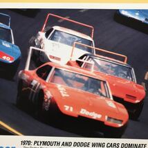 ポスター★1970 プリムス・スーパーバード＆ダッジ・チャージャー・デイトナ★Superbird＆Daytona『Wing Cars』★Mopar/モパー/NASCAR_画像3